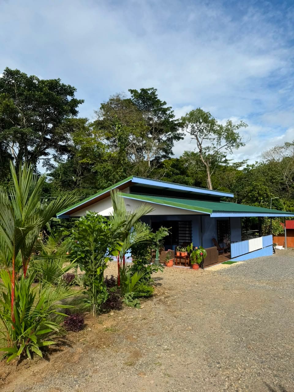 Vista exterior de la casa